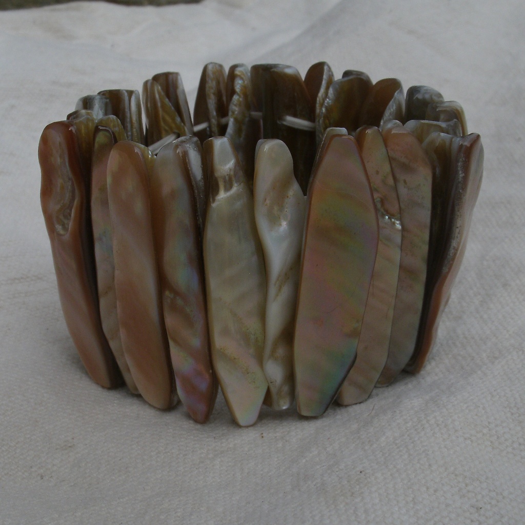 Handmade Abalone Shell Stretch Bracelet